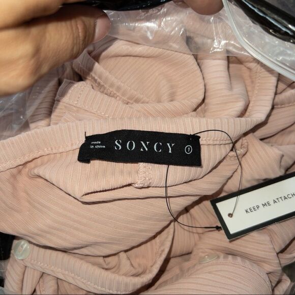 NWT Soncy Pink Button Front Maxi Dress Size‎ 1 (14/16) - Picture 8 of 8